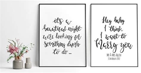 Personalised Bruno Mars Marry You Lyrics Print Wall Art - Etsy