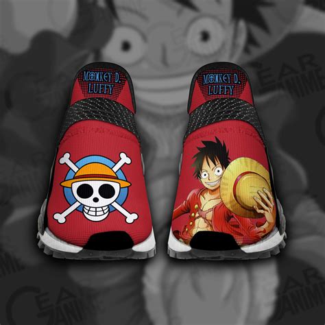 Monkey D Luffy Shoes One Piece Custom Anime Shoes TT11 - GearAnime