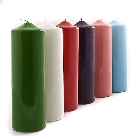 Large Church Candle 80 x 240 mm | online sales on HOLYART.com