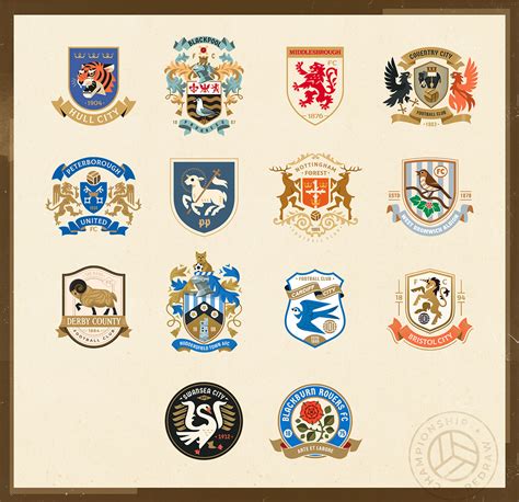 Collection of emblems on Behance