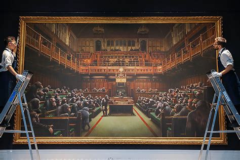 Banksy’s 2009 Devolved Parliament Sold For A Whopping $12.3 Million