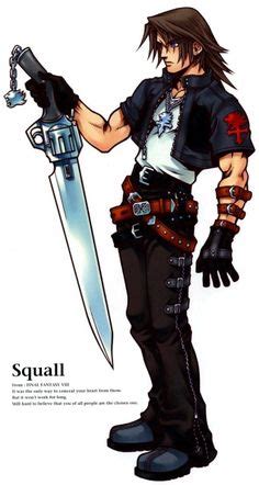 Square Enix, Kingdom Hearts, Squall Leonhart Arte Final Fantasy, Final ...