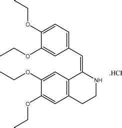 Structure of Drotaverine hydrochloride. | Download Scientific Diagram