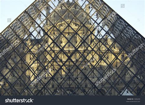 Pyramid Skylight, Louvre Museum, Paris Stock Photo 1836239 : Shutterstock