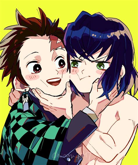 Inosuke X Tanjiro Fan Art