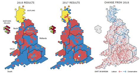 Results of 2017 UK General Election - Vivid Maps