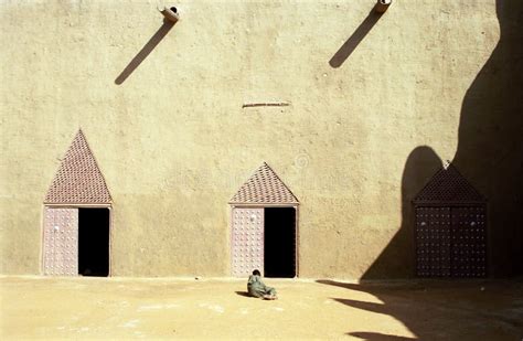 The Great Mosque Of Djenne. Mali. Africa Stock Photo - Image of ...