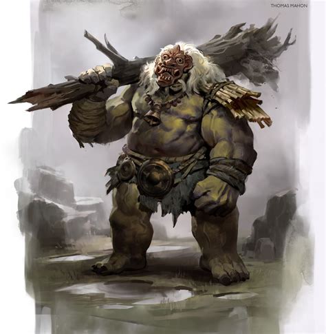 ArtStation - Bali Ogre, Thomas Mahon | Ogre, Fantasy monster, Creature ...