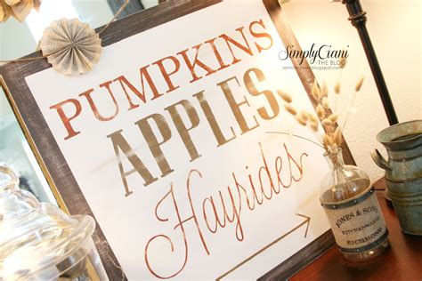 DIY Autumn Sign | Simply Ciani