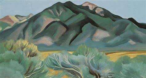 Taos Mountain, New Mexico, 1930 | Georgia o keeffe paintings, Georgia o'keefe art, Georgia okeefe