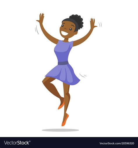 Woman Dancing Clipart