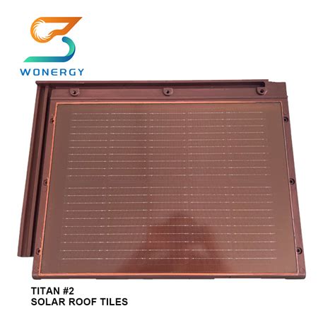 Spanish 1260*480mm Solar Power Roof Green Lifestyle Solar Panel Roof ...