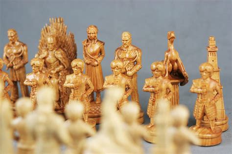 Jon and Dany are King and Queen in This "Game of Thrones" Chess Set