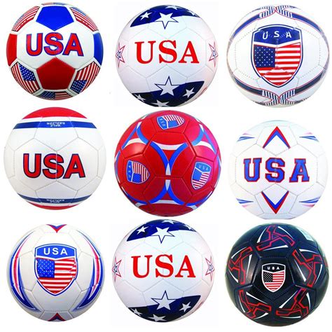 Western Star USA Soccer Ball Size 5 Assorted Promotional Grade | Soccer ...