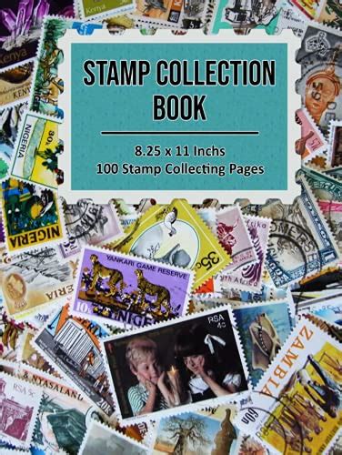 Stamp Collection Book: Organizer For Stamp Collecting - 100 Page Album With Grid Placement by ...