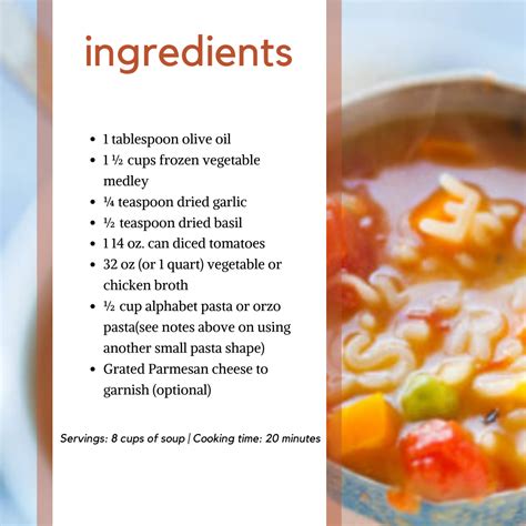 EASY ALPHABET SOUP INGREDIENTS