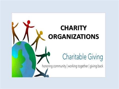 Charity organizations