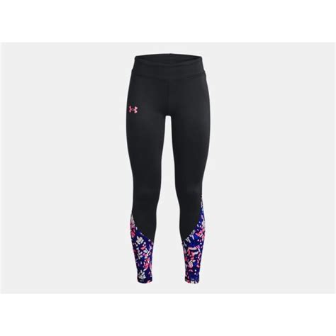 Under Armour Cozy Armour Girls Leggings in Black-Pink Punk | 1366078-002