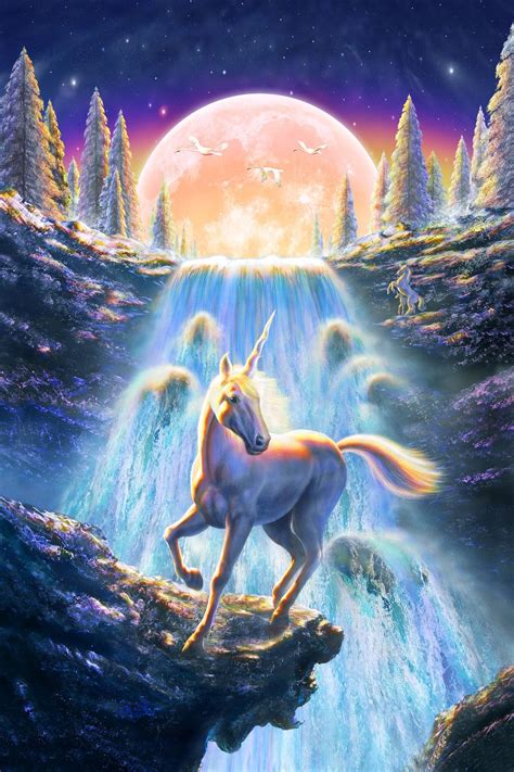 Moonlight Unicorn Wallpapers - Wallpaper Cave