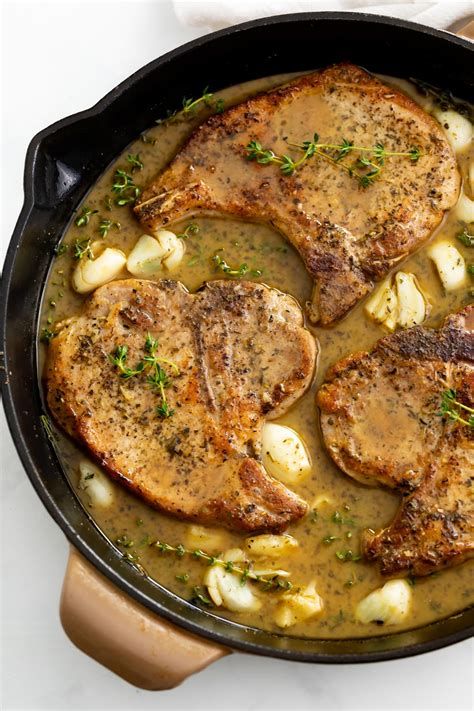 Pan Fried Pork Chops (with Pan Sauce!) - The Cozy Cook