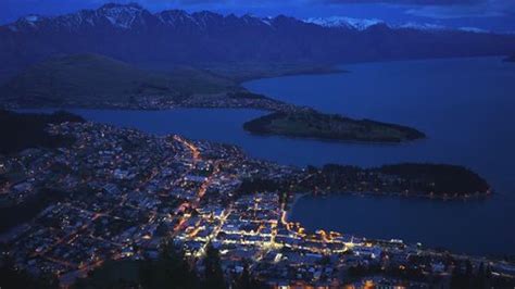 Night View Queenstown Gondola South Island Stock Photo 744055072 | Shutterstock