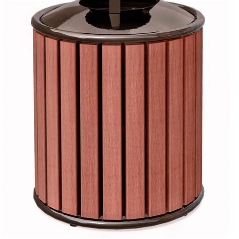 outdoor street Wooden Dustbin