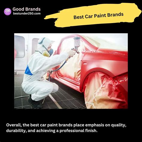 Best Car Paint Brands: Good Car Accessories Brands