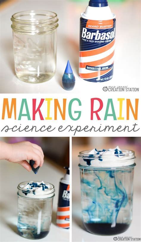 SIMPLE SCIENCE EXPERIMENT: LET’S MAKE RAIN - Mrs. Jones Creation Station | Science experiments ...