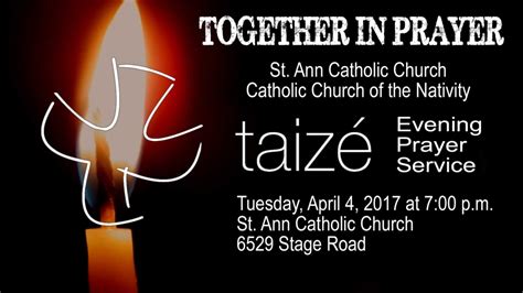 taize prayer service – Catholic Church of the Nativity