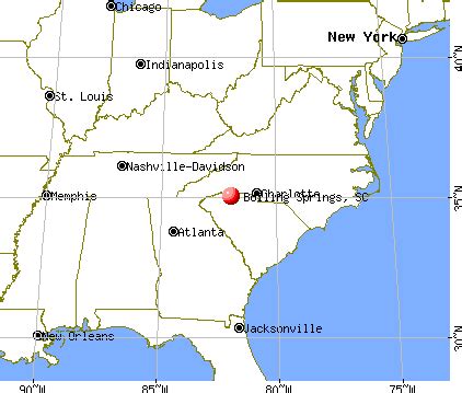 Boiling Springs Sc Map - Virgin Islands Map