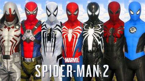 Marvel's Spider-Man 2 PS5 - All Peter Parker Suits Free Roam Gameplay ...