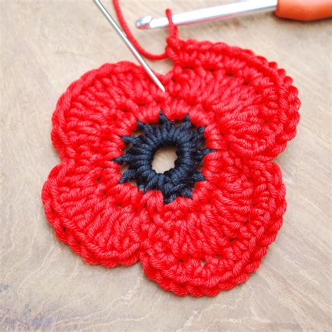 Remembrance Poppy Crochet Project | Emma Leith