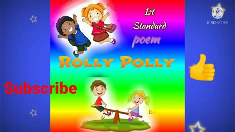 Rolly Polly,Rolly Polly| Nursery Rhymes For Children|1st- std Poem ...