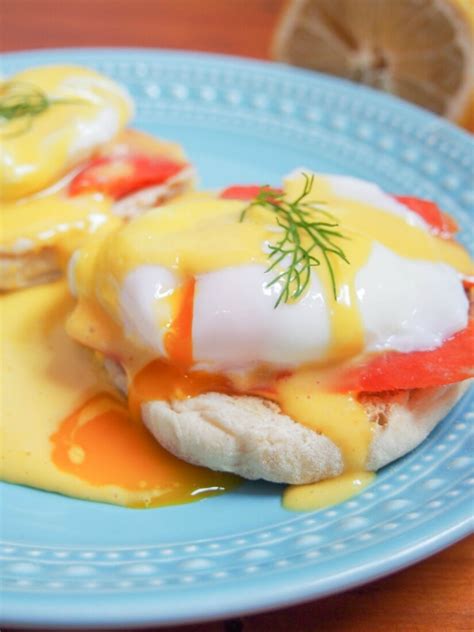 Eggs Royale (smoked salmon eggs Benedict) - Caroline's Cooking