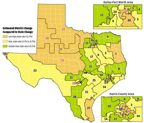 Texas Senate District Map | Printable Maps