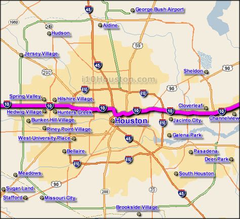 i-10 Houston Traffic Maps and Road Conditions