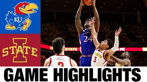 #8 Kansas vs #13 Iowa State | 2023 College Basketball Highlights - Win ...