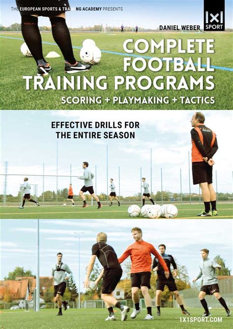 Complete soccer training programs | scoring + playmaking + tactics - 1x1SPORT.com