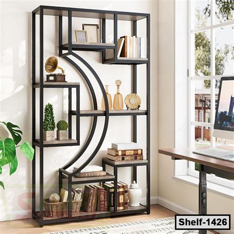 Modern Steel Book Shelf Design in Bangladesh (Shelf-1426) - SMMBDSTORE - Online Furniture Store ...