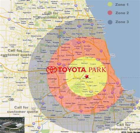 Toyota Park Map