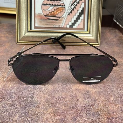 H by Halston | Accessories | Nwt Halston Aviator Sunglasses | Poshmark