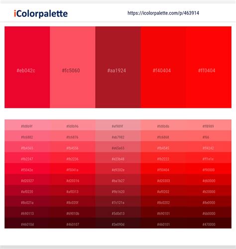 91 Latest Color Schemes with Red And Red Color tone combinations | 2021 | iColorpalette