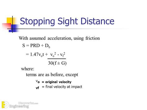 Aashto Stopping Sight Distance Chart