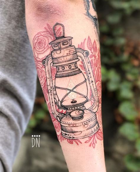 Oil lantern tattoo - Tattoogrid.net