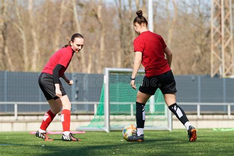 Open Training of Ukrainian Women Football Team Krivbas Editorial Photo ...