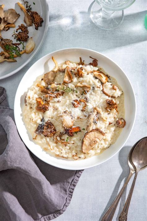 Creamy Roasted Mushroom Risotto with Truffle Oil - Craving California