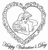 Disney Valentines Day Coloring Pages Printable sketch template