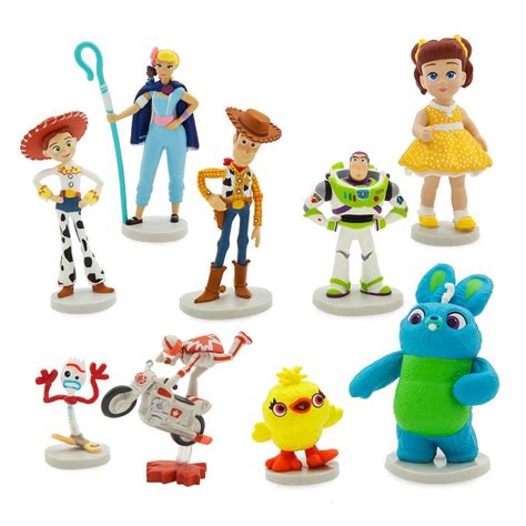 Disney Store Toy Story 4 Deluxe Figurine Set Cake Topper 9 Pieces New – I Love Characters