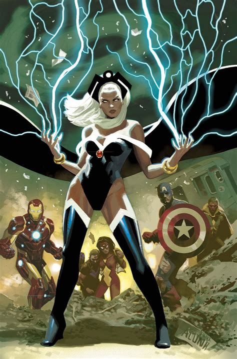 Storm by Daniel Acuña | Comic art, Storm marvel, Iron man poster