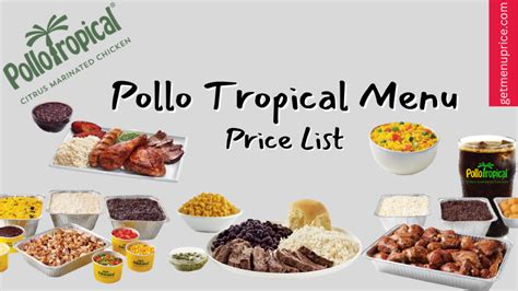 Pollo Tropical Menu Price List USA [Updated May 2023]